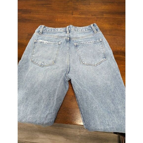 VERVET Blue Distressed Ripped Stretch Jeans Women's Size 26 - Picture 2 of 6